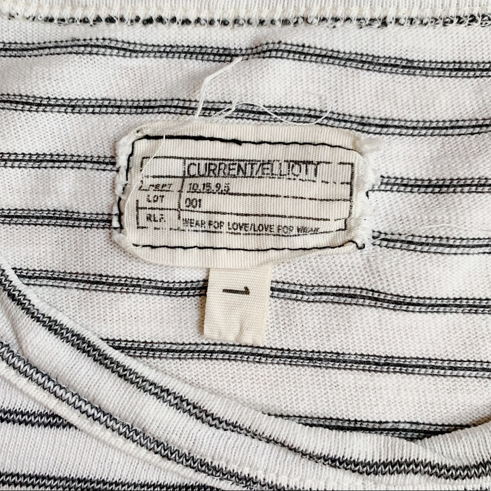 Current/Elliott Striped Painter T-Shirt Dress Sz S - Picture 10 of 14